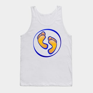 Golden Feet - Barefoot Running Tank Top